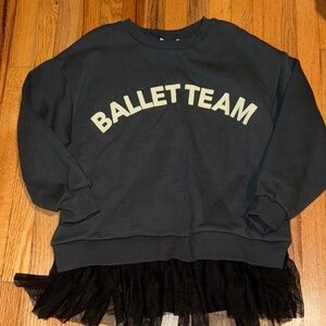Zara Black Ballet Team Kids Sweater